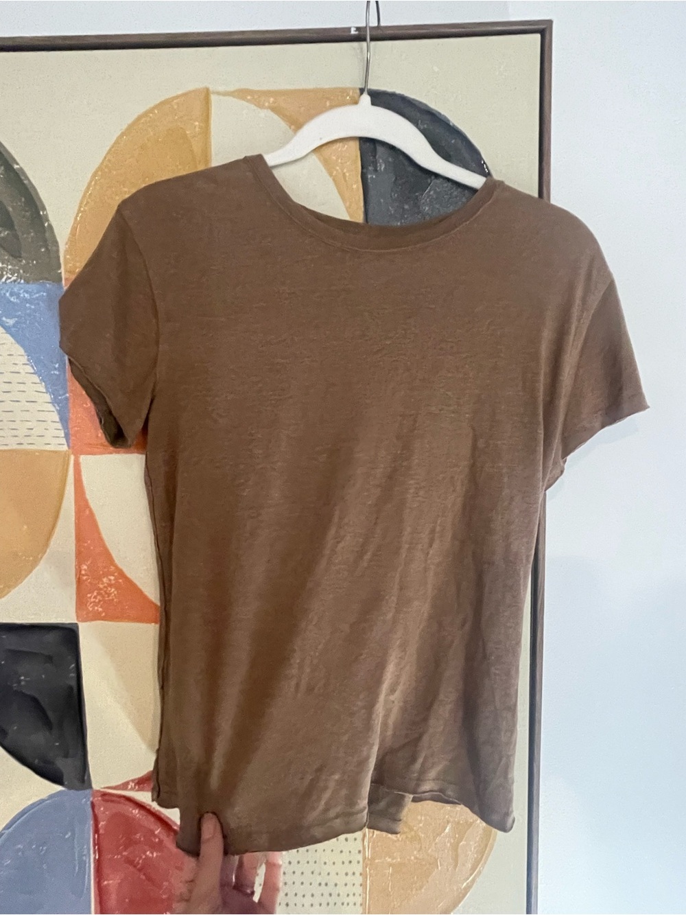 We The Free Women’s Brown Short-Sleeve Crewneck Tee